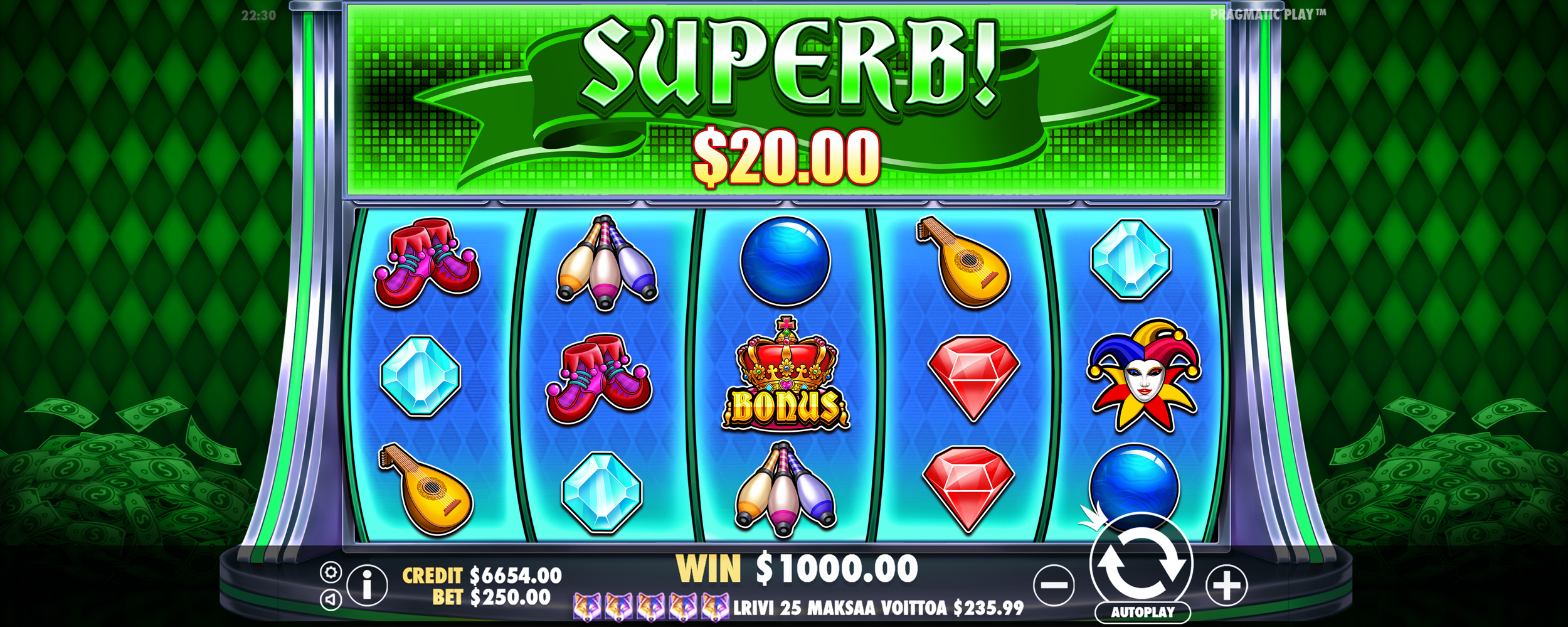 Joker's Jewels Cash - screenshot with slot description 5